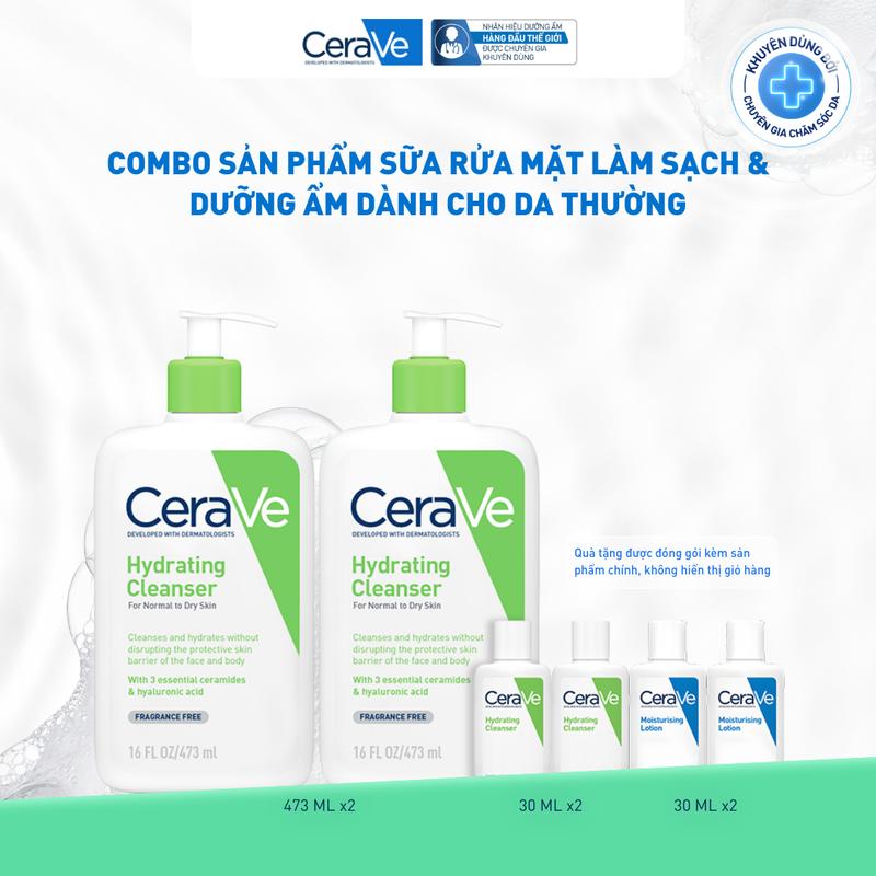 Bộ sản phẩm sữa rửa mặt làm sạch & dưỡng ẩm dành cho da dầu Foaming Cleanser &…