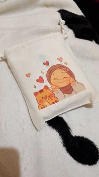 Product Review of Pouch Serut Blacu Bergambar Karakter Anak Perempuan & Laki-Laki Muslim/Pouch Muslim from ℘**꒱ 0