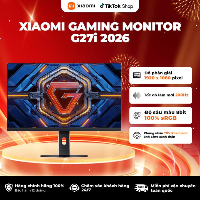 Màn hình máy tính Xiaomi Gaming Monitor G27i 2026 27inch, Tần Số Quét 165Hz, Tấm Nền IPS