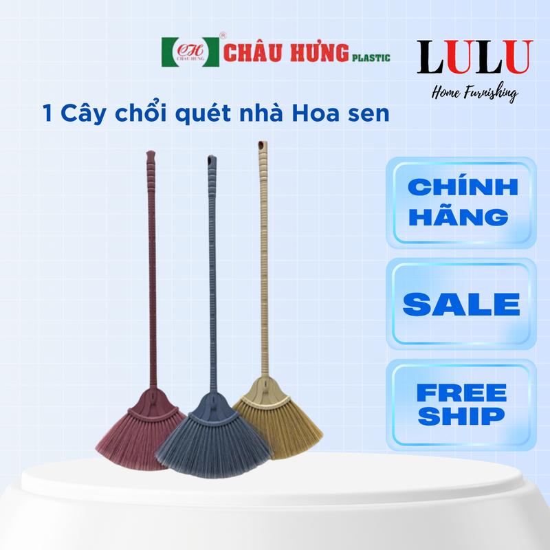 Chổi nhựa quét nhà Hiwa. Lông chổi mềm k rụng quét sạch bụi mịn vệ sinh được với nước. Chổi quét nước đa năng