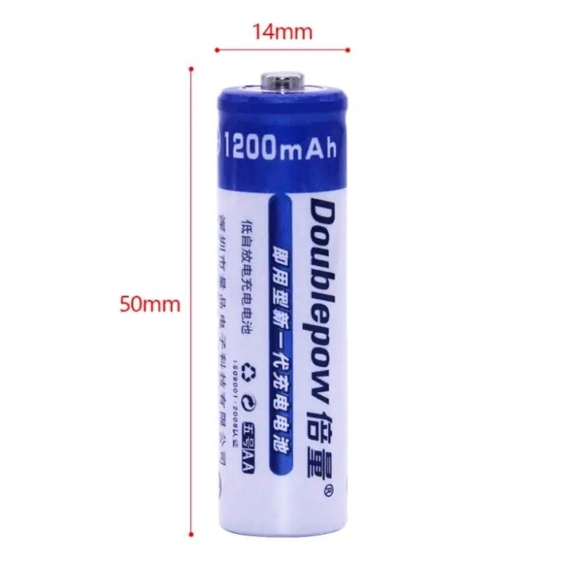 Baterai Tamiya Camera Flash AA 1200mah 1.2v Rechargeable - Batre Double Power A2 Batery Casan SNI Jam 1