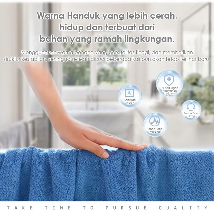 HANDUK MANDI 3 GARIS PREMIUM 3