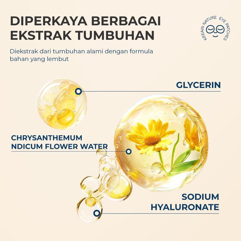 Kraein Eye Patch｜Menenangkan area mata & menutrisi kulit di sekitar mata