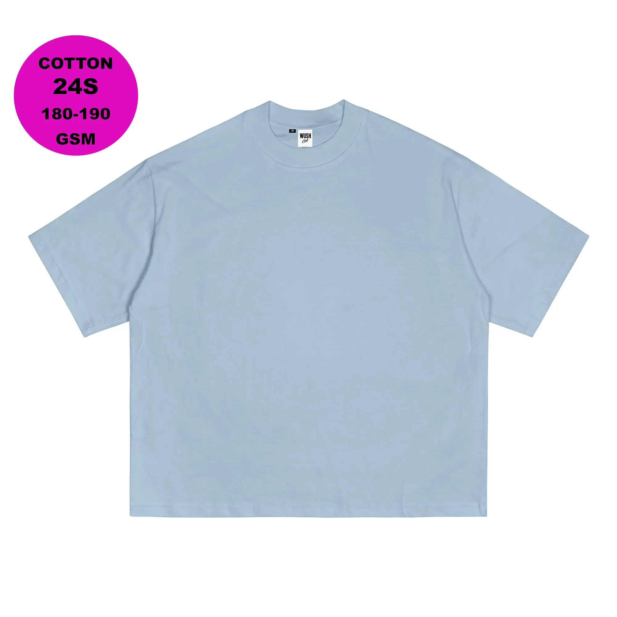 BOXY POLOS DUSTY BLUE