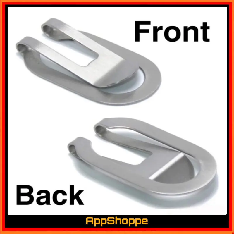 Money Clip Stainless Steel SLIM Penjepit Uang Klip TIDAK KARAT 1