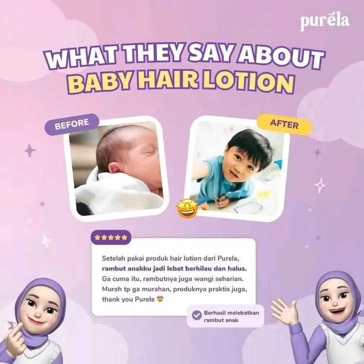 Purela Hair Lotion Baby 100ml 1