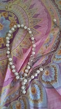 Product Review of Belt Rantai Mutiara Gold Gesper Fashion Wanita Silver Ikat Pinggang Gamis Rantai Model Kait from v**e 0