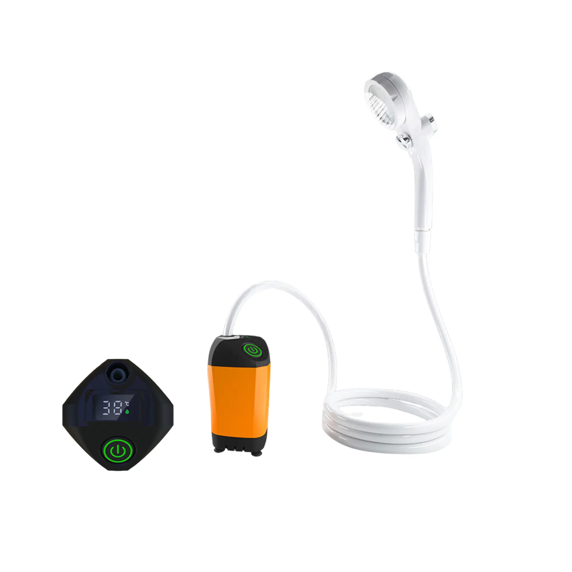Alat Mandi Shower Portable Outdoor Camping Travel Digital Display