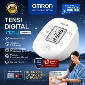 Tensimeter Digital OMRON HEM 7121J | Tensi Tekanan Darah Blood Pressure Monitor 7121 J