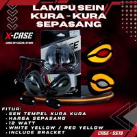 Gambar X-Case Sen Tempel Mata Kura Kura Sepasang Adv 3 Warna Senja Sein Running 5519 Motorcycle - Red Yellow, Tanpa Flasher dari Xcase Indonesia Kota Administrasi Jakarta Barat 1 Tokopedia