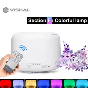 Humidifier Diffuser Air Putih Ultrasonic Aroma Terapi Essential Oil Pelembab 300ML Putih Aroma Terapi Essential Oil Pelembab VS-1850