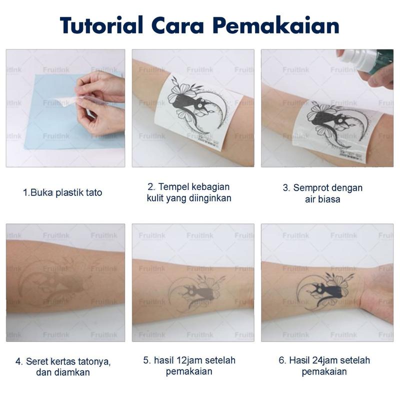 Stiker tato temporer semi permanent motif TM-08 -tatoostylee 1