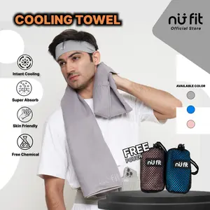 NU FIT - Handuk Olahraga - Handuk Microfiber Quick Dry Travelling Outdoor - Microfiber Towel Handuk Olahraga - Handuk Sport- Handuk Muka - Handuk Gym- Handuk Traveling