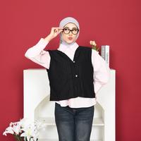 Gambar Mybamus Lumina Vest Knit Outer Tali Wanita Kekinian - Black dari Mybamus Kab. Bandung Barat 2 Tokopedia
