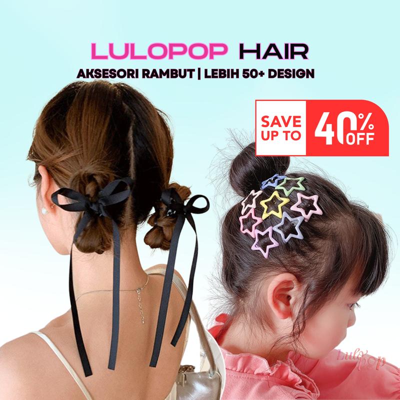 [AKSESORI RAMBUT] Klip rambut rama-rama, Klip rambut mini, reka ...