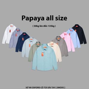 [ Bigsize ] Áo sơ mi dài tay office chất oxford có túi ngực cao cấp. SMOX5