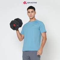 Gambar Kaos Running Pria Gen Active Dry Fit Side Airflow Quick Dry Anti Gerah untuk Gym Fitness - Grey, L dari GEN ACTIVE Kota Administrasi Jakarta Selatan 4 Tokopedia