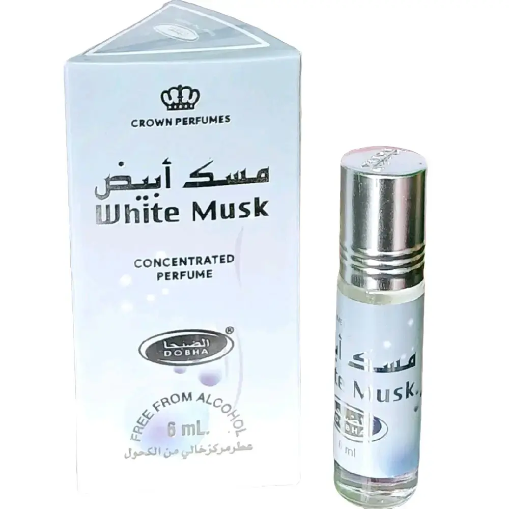 Parfum Dobha roll on Aroma White Musk 6ml/ Minyak Wangi Tahan Lama Perfume