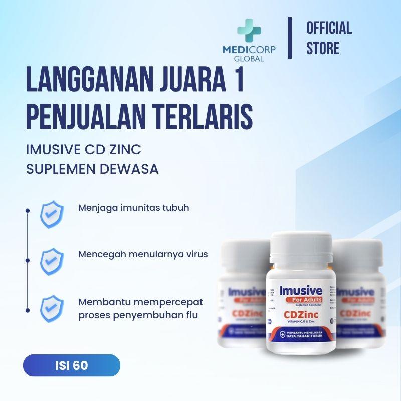 Imusive CDZinc botol isi 60 kaps 0