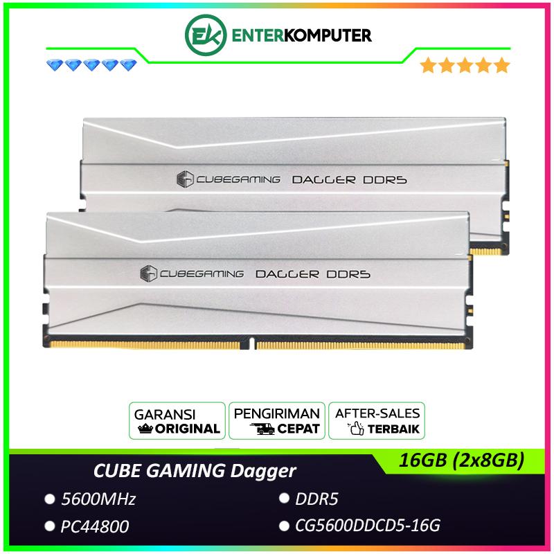 CUBE GAMING Dagger DDR5 5600MHz PC44800 16GB (2x8GB) CG5600DDCD5