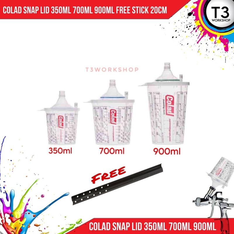 Colad Snaplid system 350ml 700ml 900ml pengganti tabung spraygun - Shop ...