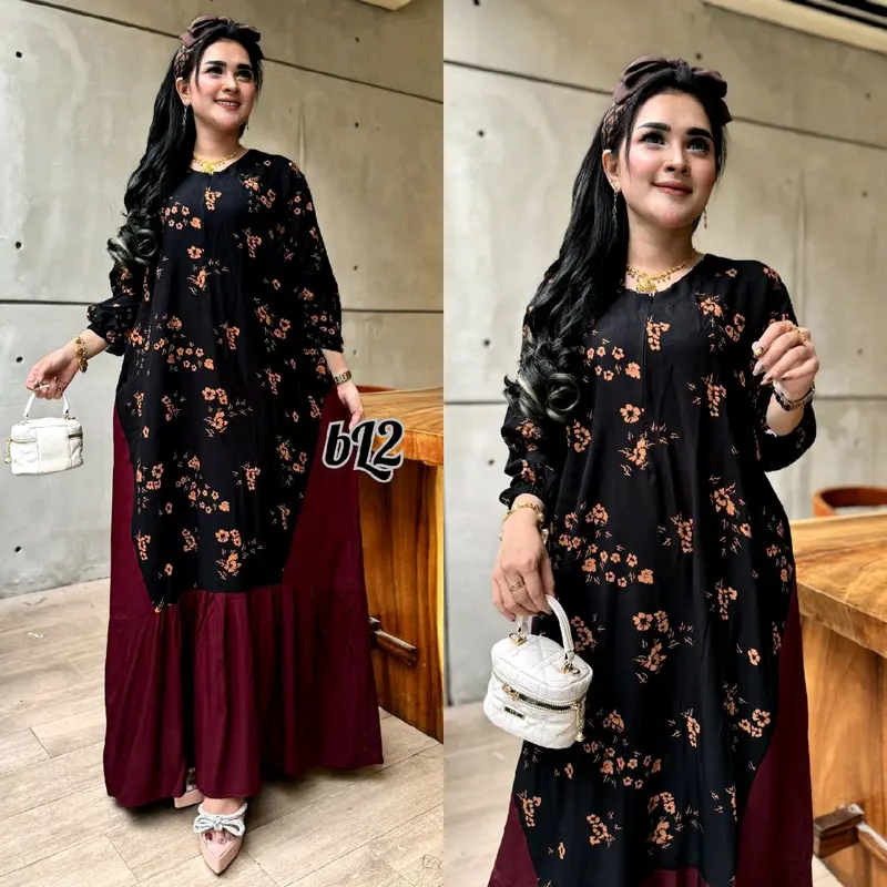 DRESS ULVARIANI DUYUNG COMBI 2