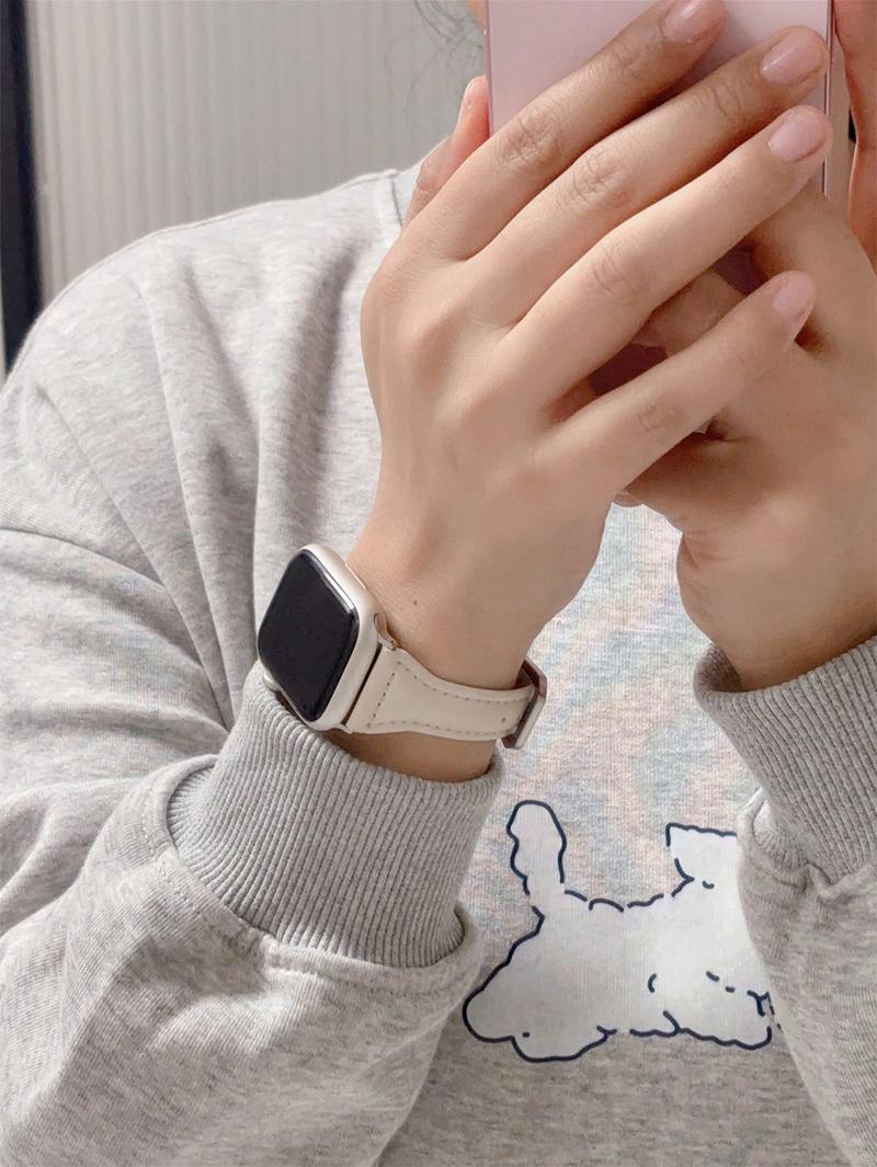 Product Introduction of Tali Kulit Bergaya, Serasi dengan Iwatch 42mm, 38mm, 40mm, 41mm, 44mm, 45mm, 49mm, Fesyen, Penggantian Jam Tangan Pintar, Tali Jam Tangan Apple, Siri Ultra2, Ultra SE2, SE 9, 8, 7, 6, 5, 4, 3, 2, 1, Untuk Lelaki dan Wanita 2
