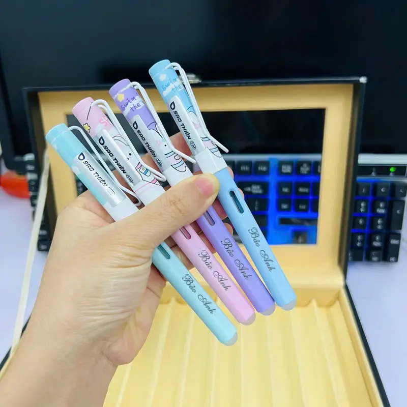 Bút mực học sinh Sao Thiên S205 thân Nano chống bụi 2