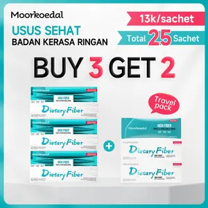 MOORKOEDAL Dietary Fiber Minuman Serat Makanan-pembersihan usus-Sembelit-BAB- kesehatan usus