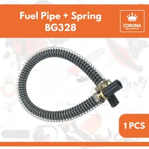 Selang Bensin BG 328 Fuel Oil Pipe With Spring Per Mesin Potong Rumput 2 tak Brush cutter 318 338 368 FR3001
