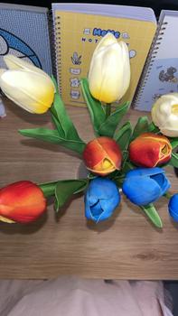 Product Review of [ 10 Bông ] Hoa Tulip Giả Decor Trang Trí Nhà Cửa Nhiều Màu Sắc 35cm - Duli.B Home from h**e 1