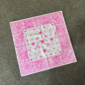 Socktrust - Slayer Bandana Scarf Syal Stars White Pink  Multifungsi