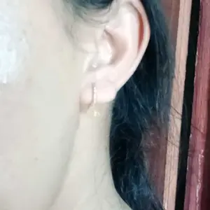 Anting Rambut Sedana dan Giok Lapis Emas Awet Promo - Earrings