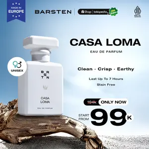 Barsten Casa Loma - Eau De Parfum 40Ml, Wangi Pria Maskulin, UNISEX Tahan Lama (Clean, Crisp, Earthy)