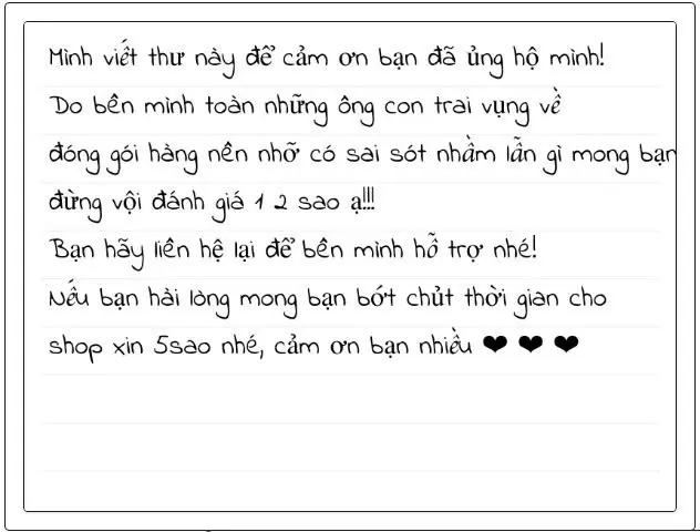 SOARFLY Thư cảm ơn khách hàng~~~