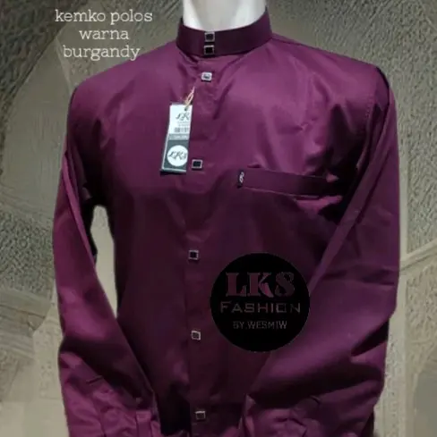 koko polos toyobo pilihan atau kemko sultan polos tangan  Panjang  baju  Muslim Pria dewasa kualitas is debes tampil lebih mewah Nyaman di pakai Hitam Kancing Kantong Kancing Kantong Kurta Katun Putih Samping