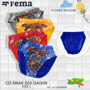 12Pcs Celana Dalam Anak Cowok Laki Laki Motif Kartun Fashion