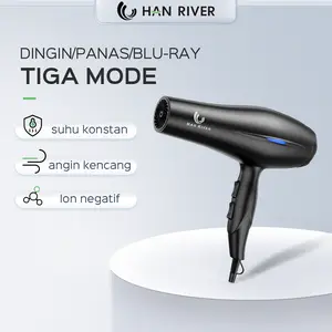 (COD)HAN RIVER HRHD01BK Hair dryer 800W Pengering Rambut Termurah Daya tinggi