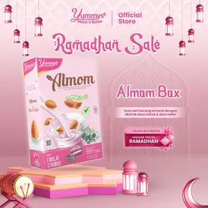 ALMOM MILK BOX - Susu Almond Kaya Antioksidan - Nutrisi Lengkap | Minuman Sehat - Multivitamin