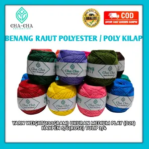 Benang Rajut Polyester / Poly Kilap Masterpiece