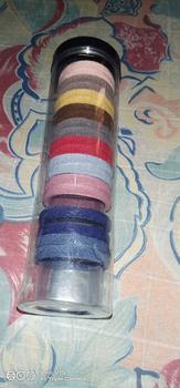 Product Review of 20pcs colorful sanggul rambut viral korean style ikat rambut getah rambut korean style rubber band hair tie hair band hair ring sanggul rambut aksesoris rambut barang murah Bell Scrunchies from E**a R**n 2