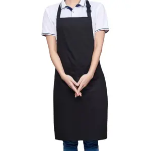 Celemek masak Apron drill Celemek cafe  Celemek tebal tali