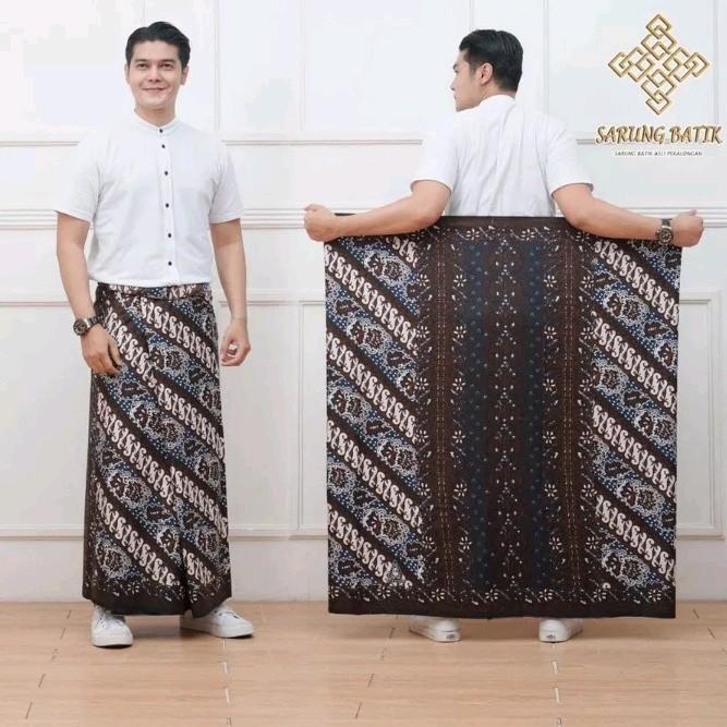 SARUNG BATIK GUS IQDAM SARUNG BATIK PRIA SARUNG KEKINIAN BAHAN ADEM DAN NYAMAN Muslim Motif Santri Dewasa Pekalongan 2