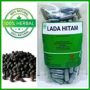 kapsul lada hitam isi 100