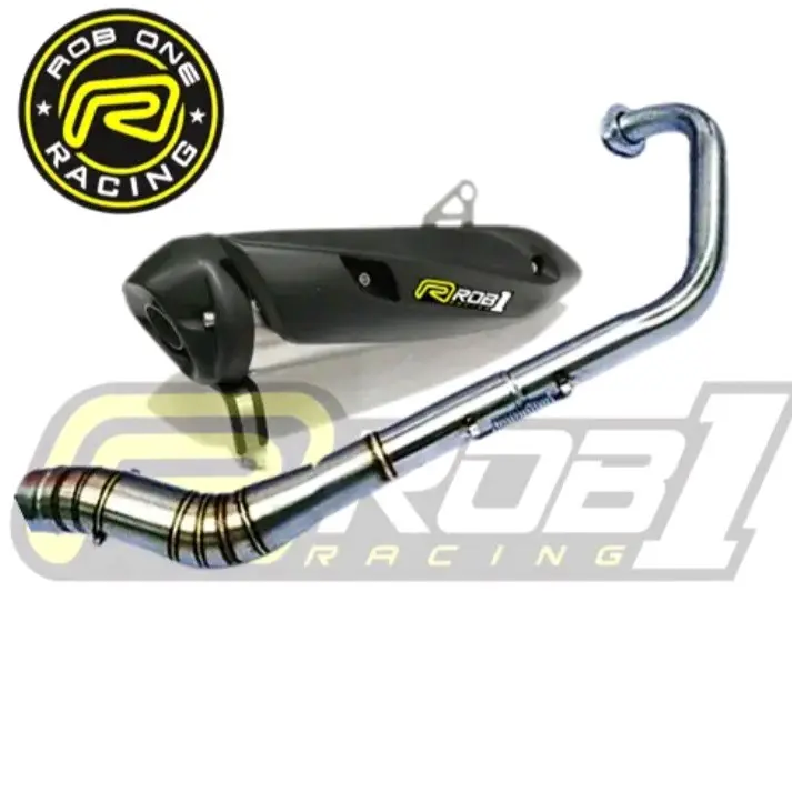 KNALPOT STANDAR RACING ROB1 UNTUK SEGALA MOTOR SPORT, VIXION,SONIC,SATRIA,CB,CBR,R15,VERZA, BYSON,GSX,THUNDER, TIGER, MEGA PRO,DLL
