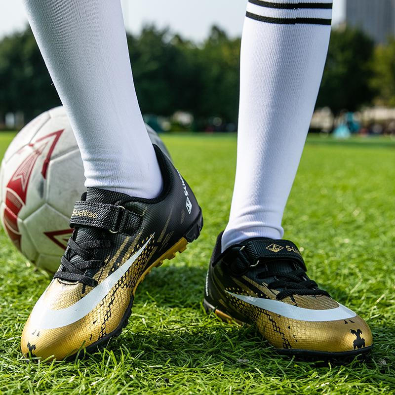 Product Introduction of JINTOHO Kids Soccer Shoes Society Children School Football Boots Cleats Grass Sneakers Boy Girl Outdoor Athletic Training Sport Footwear 40