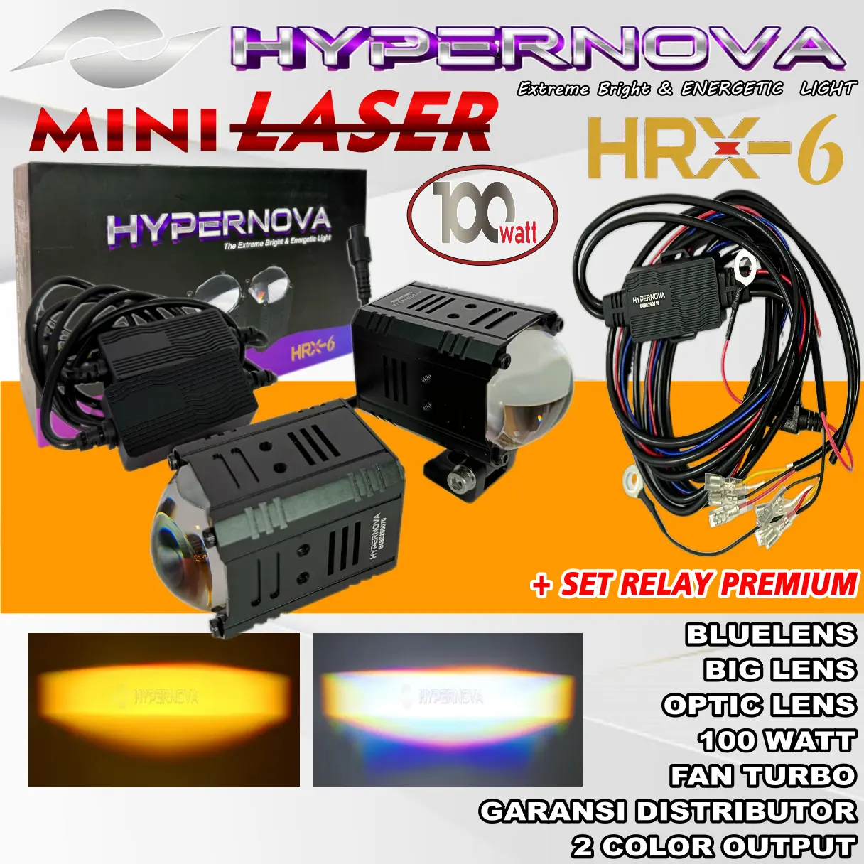 2 PCS HRX6 HYPERNOVA + RELAY