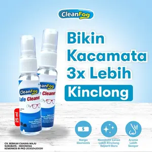 HEMAT - CAIRAN PEMBERSIH KACAMATA ANTI KUSAM - PEMBERSIH LENSA KACAMATA