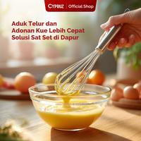 Gambar Cypruz Baking Tools Kocokan Telur Stainless - 30 CM dari Cypruz Kitchenware Kota Administrasi Jakarta Utara 4 Tokopedia