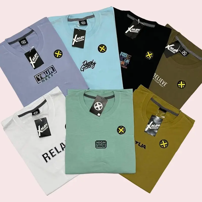 Paket 2 Pcs Kaos Distro Motif Simple Bahan Semi Katun 24s Terbaru Dewasa Baju Harian Premium Nyaman Unisex 2
